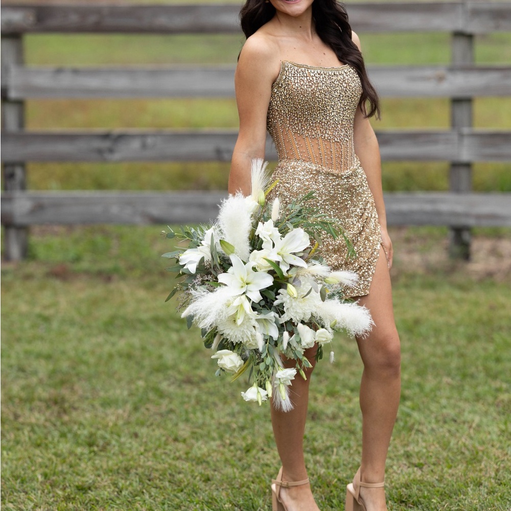 Gold Ashley Lauren dress